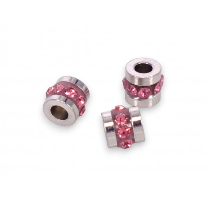 Korálka 5x4mm CHIRURGICKÁ OCEĽ, 2ks (ch1724ru)